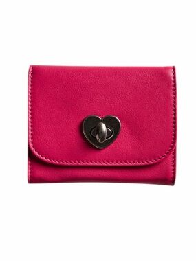 Free People Lock It Up Wallet In Love Potion Pink Leather NWT